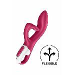 Вібратор-кролик із потрійним відростком Satisfyer Embrace me Berry, 2 мотори, діаметр 3,6 см - мініатюра 3