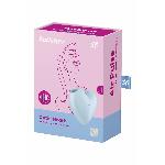 Вакуумний стимулятор-серце з вібрацією Satisfyer Cutie Heart Blue - мініатюра 7