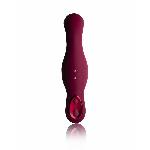 Універсальний sit-on-top вібратор Rocks Off Ruby Glow Blush, пульт ДК - мініатюра 3
