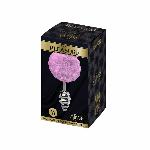 Металева анальна пробка Кролячий хвостик Alive Fluffy Twist Plug M Purple, діаметр 3,4 см - мініатюра 2