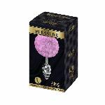 Металева анальна пробка Кролячий хвостик Alive Fluffy Twist Plug L Purple, діаметр 3,8 см - мініатюра 4