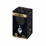 Металева анальна пробка Кролячий хвостик Alive Fluffy Plug M Black, діаметр 3,4 см - мініатюра 2