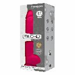 Фалоімітатор SilexD Kingston Pink (MODEL 15in), двошаровий, силікон+Silexpan, діаметр 7 см - мініатюра 3