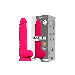 Фалоімітатор SilexD Kingston Pink (MODEL 15in), двошаровий, силікон+Silexpan, діаметр 7 см - мініатюра 2