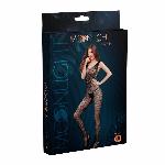 Бодістокінг з доступом Moonlight Model 01 XS-L Black, симетричний малюнок у вигляді крил - мініатюра 3