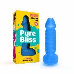 Мило у формі пеніса Pure Bliss MINI Dark Blue, крафтове мило-член, натуральне - мініатюра 2