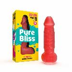 Мило у формі пеніса Pure Bliss BIG Red, крафтове мило-член, натуральне - мініатюра 2