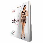 Бодістокінг-сукня з відкритими грудями Passion BS092 black - мініатюра 6