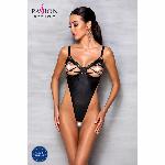Боді з екошкіри Passion CELIN BODY L/XL, black, з доступом, відкритий - мініатюра 3