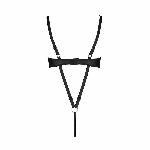 Боді з екошкіри Passion CELINE BODY XXL/XXXL, black, з доступом, відкритий - мініатюра 6