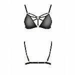 Бюстгальтер-стрепи Passion Exclusive Meggy Bra XXL/XXXL, black - мініатюра 5