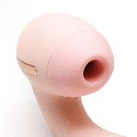 Вакуумний вібратор KISTOY Tina Mini Light Pink, вагінально-кліторальний - мініатюра 5