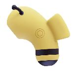 Вакуумний стимулятор із мікрострумами KISSTOY Beebe Yellow, на палець - мініатюра 3