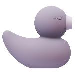 Вакуумний вібратор-качечка CuteVibe Ducky Grey - мініатюра 1