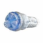 Мастурбатор Fleshlight Turbo Core Blue Ice, оральний секс (глибоке горло) - мініатюра 2