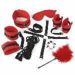 BDSM-набір Art of Sex – Soft Touch BDSM Set, червоний, 9 предметів - мініатюра 4