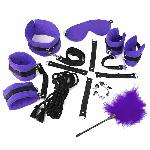 BDSM-набір Art of Sex – Soft Touch BDSM Set, фіолетовий, 9 предметів - мініатюра 4