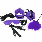 BDSM-набір Art of Sex – Soft Touch BDSM Set, фіолетовий, 9 предметів - мініатюра 3