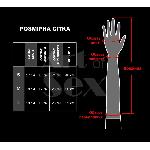 Глянсові вінілові рукавички Art of Sex - Lora, розмір S, колір Чорний - мініатюра 4