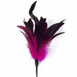 Лоскітка з пером півня Art of Sex – Feather Paddle, темно-рожева - мініатюра 2
