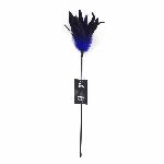 Лоскітка з пером півня Art of Sex – Feather Paddle, синя - мініатюра 3