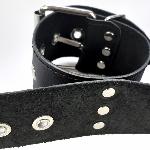 Нашийник з наручниками із натуральної шкіри Art of Sex - Bondage Collar with Handcuffs - мініатюра 7