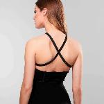 Портупея з екошкіри Bijoux Indiscrets MAZE — Cross Chest Harness Black - мініатюра 4