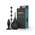 Набір новачка для анальної стимуляції Nexus ANAL BEGINNER KIT, спринцівка, анальне намисто і пробка - мініатюра 2