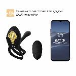 Смарт-ерекційне кільце Zalo - BAYEK Obsidian Black, подвійне з ввідною частиною, пульт ДК - мініатюра 2