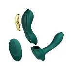 Смарт-вібратор у трусики Zalo - AYA Turquoise Green, насадка та пульт ДК - мініатюра 1