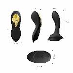 Смарт-вібратор у трусики Zalo - AYA Obsidian Black, насадка та пульт ДК - мініатюра 3