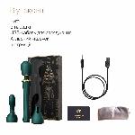 Вібромасажер з насадками Zalo — Kyro Wand Turquoise Green - мініатюра 7