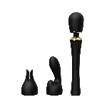 Вібромасажер з насадками Zalo — Kyro Wand Obsidian Black - мініатюра 1