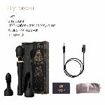 Вібромасажер з насадками Zalo — Kyro Wand Obsidian Black - мініатюра 7