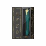 Смартвібратор-пульсатор Zalo — King Turquoise Green, кристал Swarovski - мініатюра 11