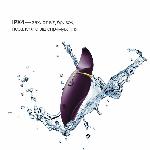 Вібратор 2в1 з язичком Zalo — Hero Twilight Purple, кристал Swarovski - мініатюра 5