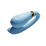 Смартвібратор для пар Zalo — Fanfan Royal Blue - мініатюра 1