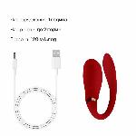 Смартвібратор для пар Zalo — Fanfan Bright Red - мініатюра 7