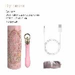 Вібратор для точки G із підігрівом Zalo Sweet Magic - Courage Fairy Pink - мініатюра 7