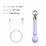 Вібромасажер із підігрівом Zalo Sweet Magic - Confidence Wand Fantasy Violet - мініатюра 6