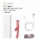 Вібратор з підігрівом та вакуумною стимуляцією клітора Zalo - ROSE Vibrator Strawberry Pink - мініатюра 7