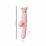 Пульсатор-вібратор із вакуумною стимуляцією клітора Zalo - ROSE Thruster Strawberry Pink - мініатюра 2