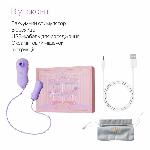 Набір 2в1 Zalo — UNICORN Violet, віброяйце + вакуумний стимулятор - мініатюра 7