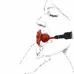 Розкішний кляп у вигляді троянди Zalo - Rose Ball Gag, подвійне використання - мініатюра 5