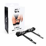 Гартер на ногу серце з шипами з натуральної шкіри Art of Sex Amber (1 шт.) - мініатюра 3
