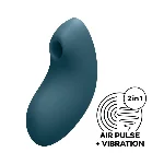 Вакуумний вібратор Satisfyer Vulva Lover 2 Blue - мініатюра 1