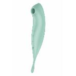 Смарт-вібратор для клітора з вакуумною стимуляцією Satisfyer Twirling Pro+ Mint - мініатюра 2