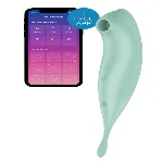Смарт-вібратор для клітора з вакуумною стимуляцією Satisfyer Twirling Pro+ Mint - мініатюра 1