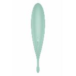Смарт-вібратор для клітора з вакуумною стимуляцією Satisfyer Twirling Pro+ Mint - мініатюра 5