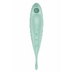 Смарт-вібратор для клітора з вакуумною стимуляцією Satisfyer Twirling Pro+ Mint - мініатюра 3